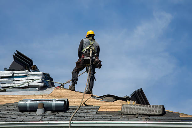 Professional Roof Installation technician working in Adkins, TX
